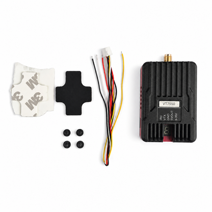 SKYZONE VT7550 VTX accessories mounting hardware and cables