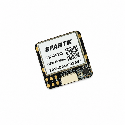 SPARTIK SK-252Q M10 GPS Module size comparison with compact GNSS modules for FPV drones