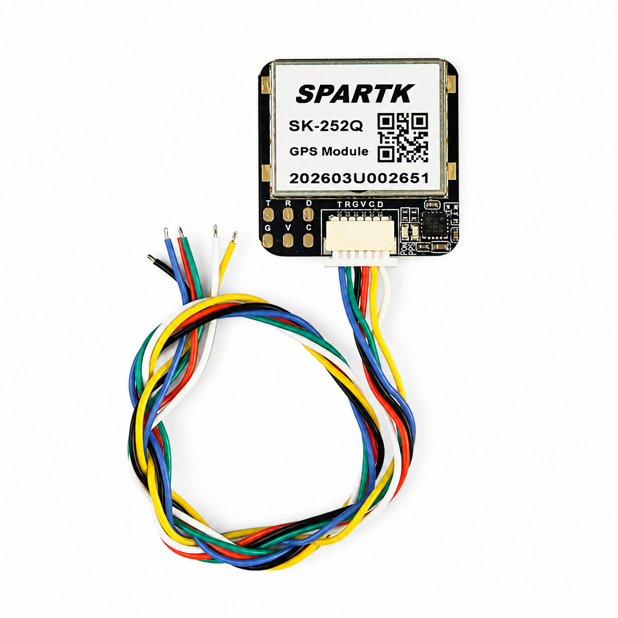 SPARTIK SK-252Q M10 GPS Module with connection cable for FPV drone and UAV flight controllers