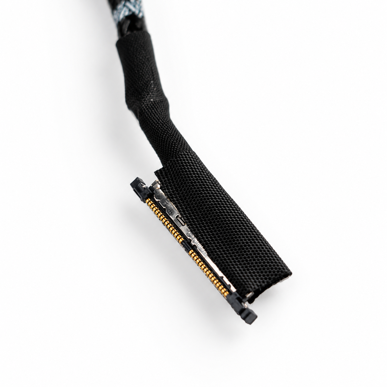 Close-up connector view of SpeedyBee DJI O3 coaxial cable
