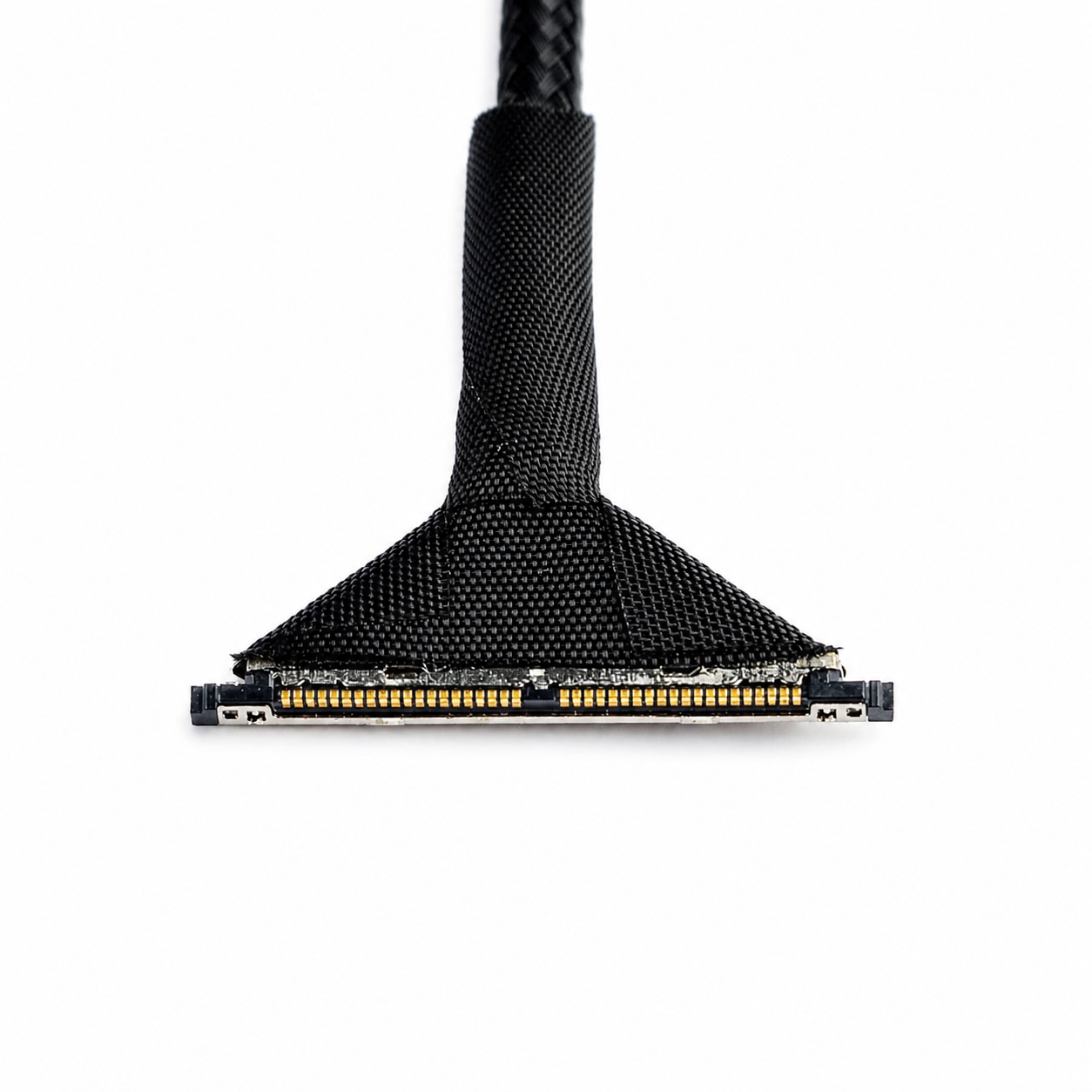 Close-up connector of SpeedyBee compatible DJI O3 coaxial cable 170mm