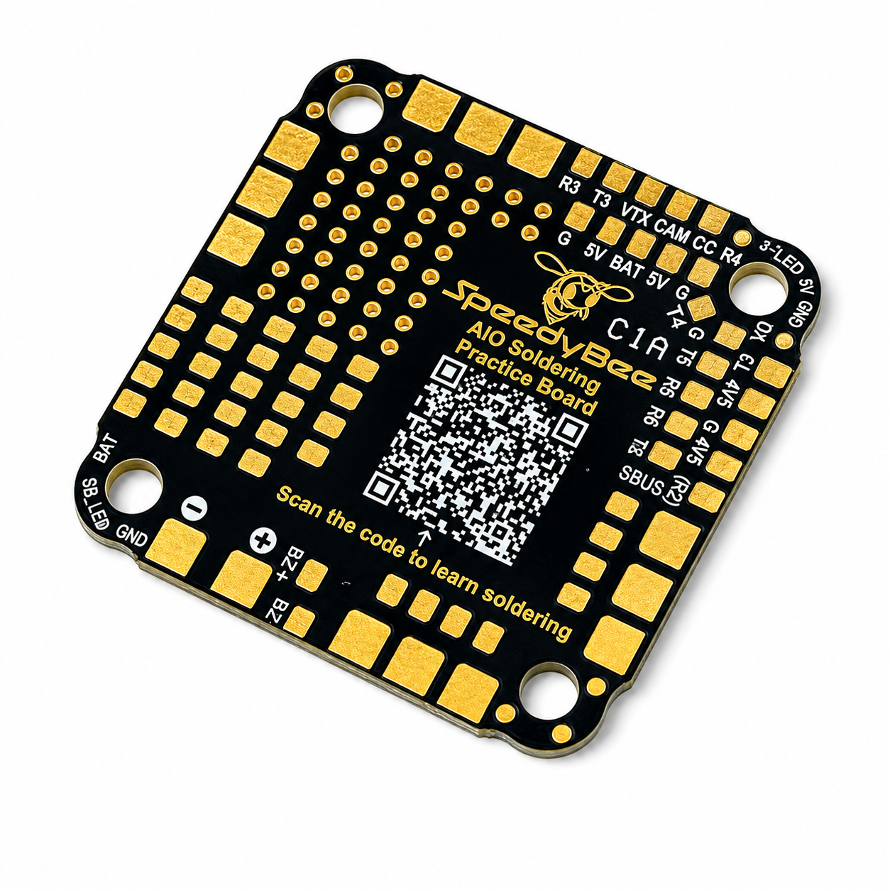 SpeedyBee FPV Soldering Practice Board for drone electronics training