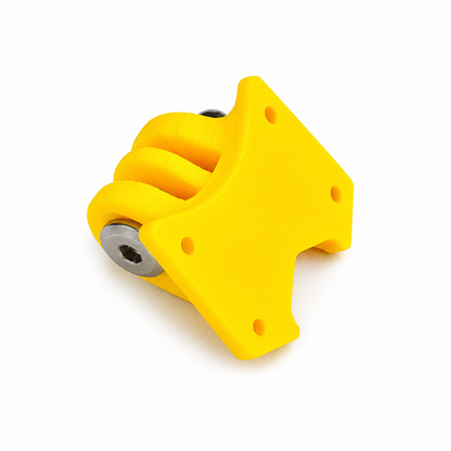 Angled view of SpeedyBee TPU GoPro mount for FPV drones