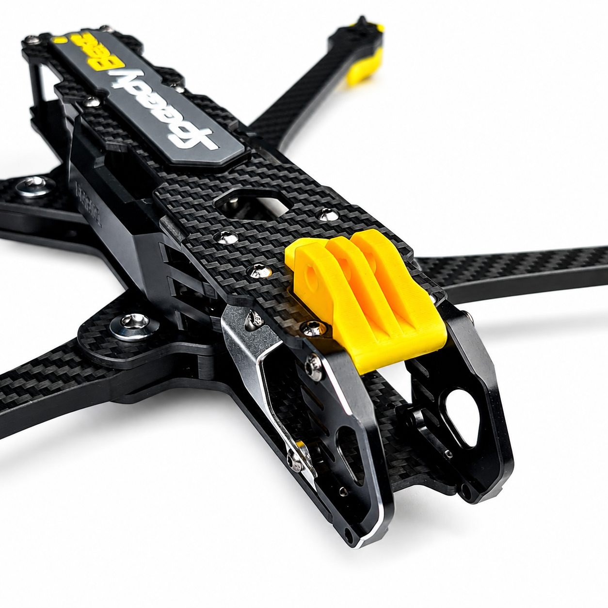 Folded view of SpeedyBee Mario Fold 8 DC long range FPV frame