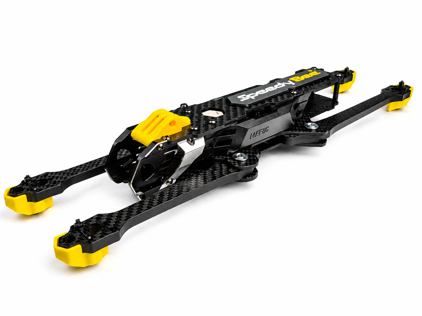 Profile view of SpeedyBee Mario Fold 8 DC 8 inch long range drone frame