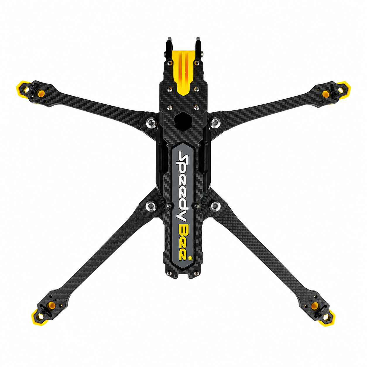 Top view of SpeedyBee Mario Fold 8 DC long range FPV drone frame
