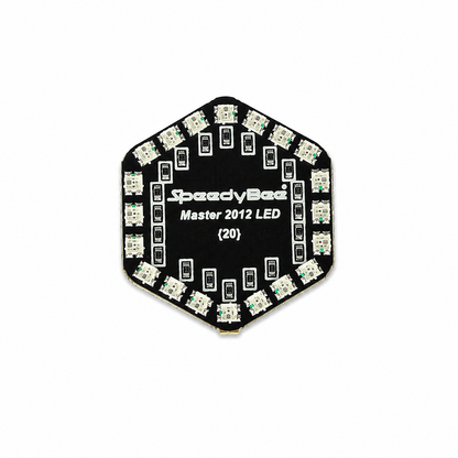 Bottom view of SpeedyBee 2812 programmable RGB LED board