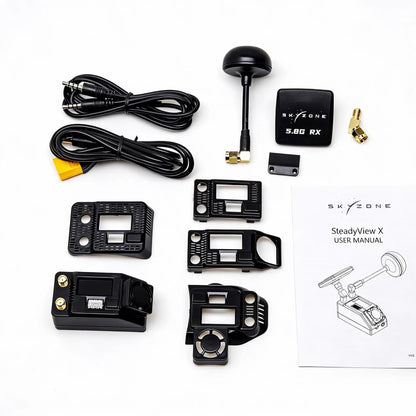 SKYZONE 5.8G Steadyview X IPS Screen Receiver Module with Antenna