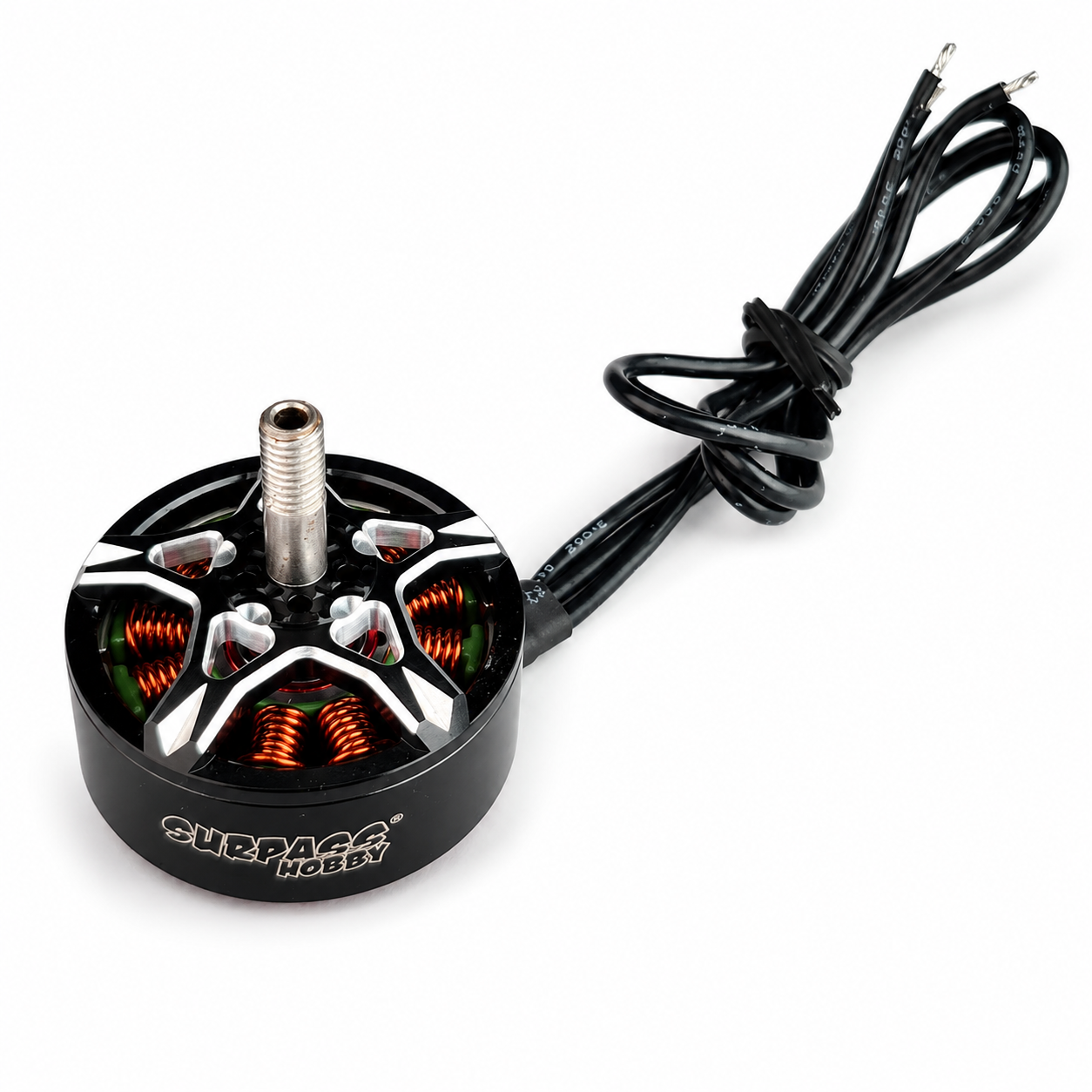 Close Up of SURPASS HOBBY Bat S3110 1580KV 14 Pole Brushless FPV Motor for Professional Drone Builds