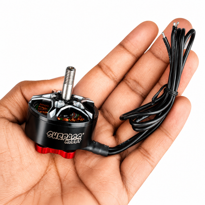SURPASS HOBBY Bat S3110 1580KV Brushless FPV Motor Held in Hand