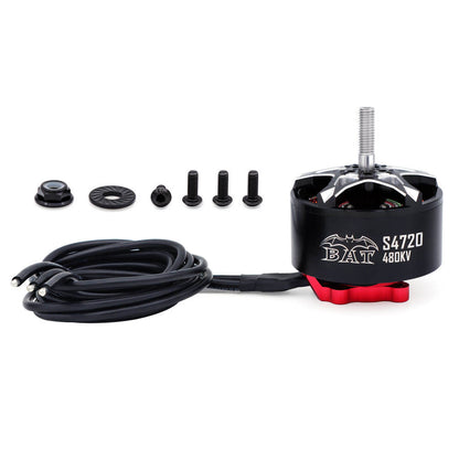 SURPASS Hobby S Series 4720 480KV Brushless FPV Motor with Mounting Hardware and Accessories for 15 Inch Drones