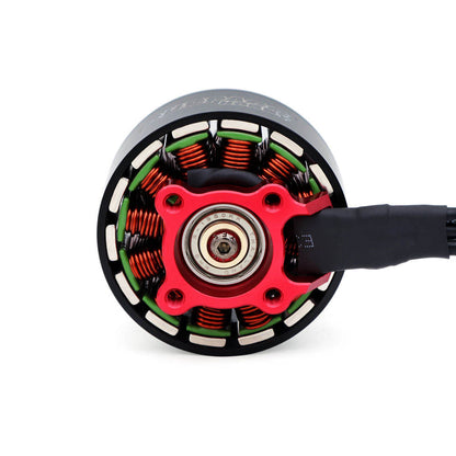 Bottom Mount View of SURPASS Hobby S Series S4720 480KV Brushless FPV Motor with CNC Red Aluminum Base