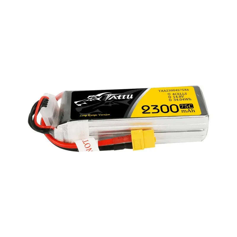 TATTU 2300mAh 11.1V 75C 3S1P Lipo Battery. Hi Tech xyz