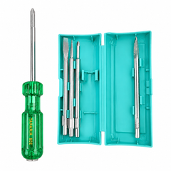 Taparia Screw Driver Set 802 with Neon Bulb Multi Bit Toolkit