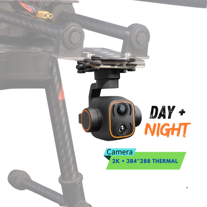 Hi Tech xyz ShadowEye 650 Max –  Industrial Surveillance & Cargo Drone (60 Min Flight, 1.7kg Payload)