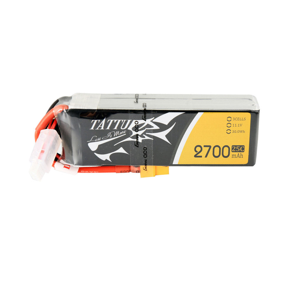 TATTU 2700mAh 3S 25C Lipo Battery. Hi Tech xyz