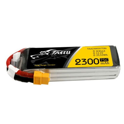 TATTU 2300mAh 11.1V 75C 3S1P Lipo Battery