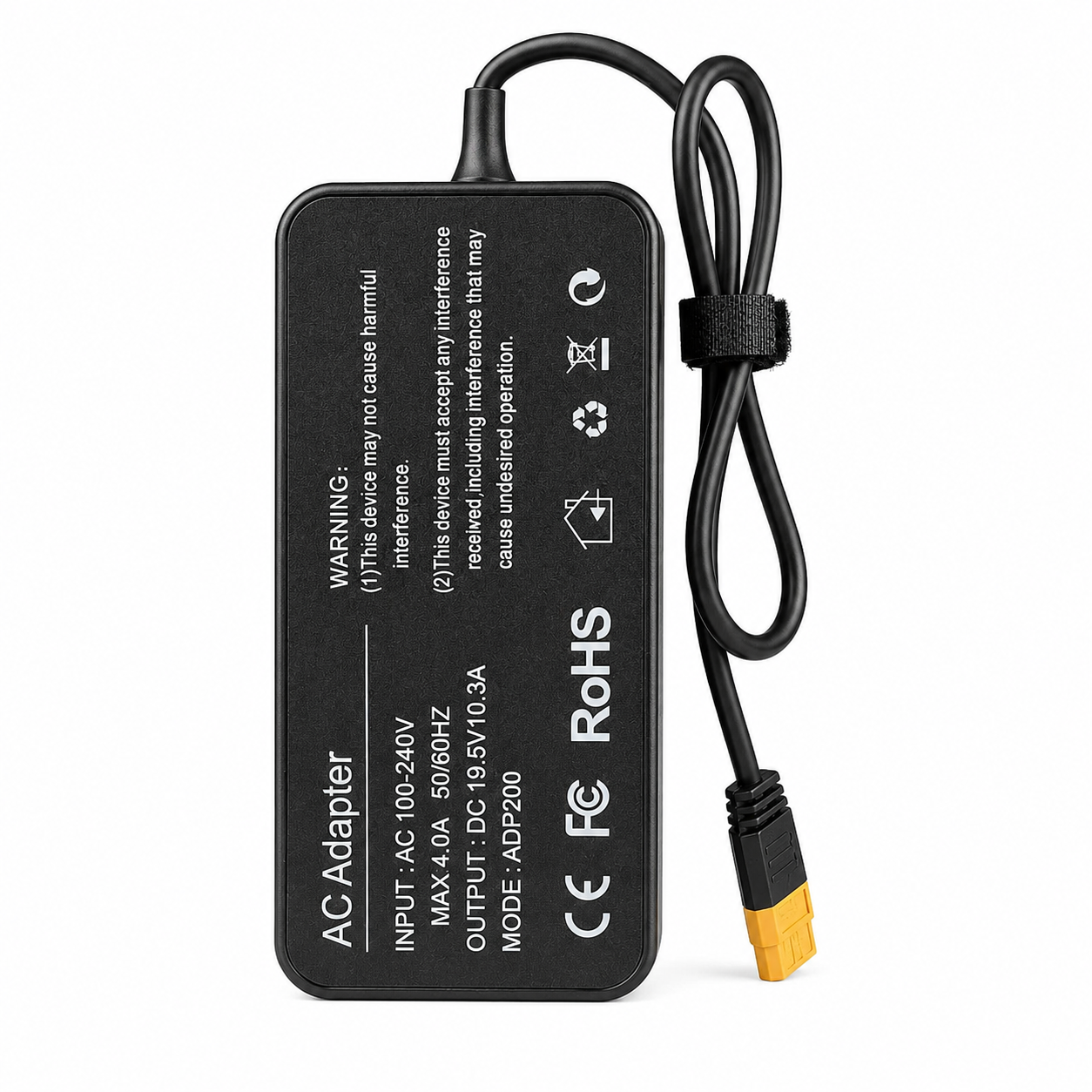 ToolkitRC ADP200 power supply specification and rating label
