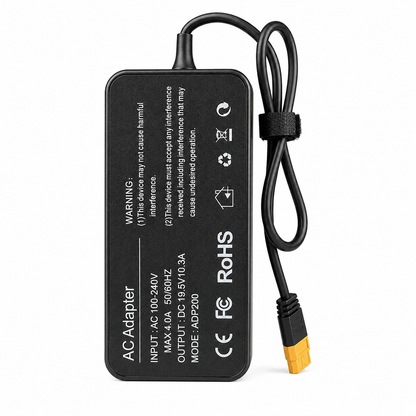 ToolkitRC ADP200 power supply specification and rating label