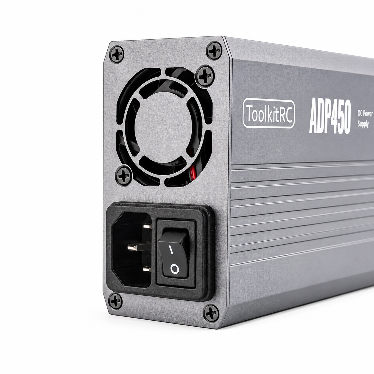 Rear cooling fan of ToolkitRC ADP450 power supply