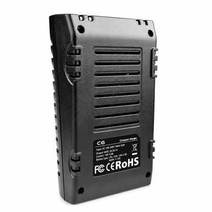 Side profile of ToolkitRC C6 AC balance charger