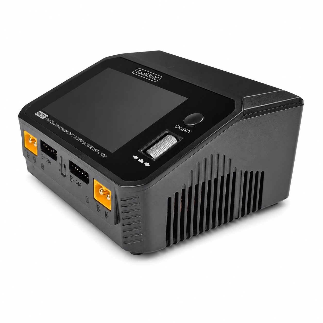 Side profile of ToolkitRC M6DAC dual input charger