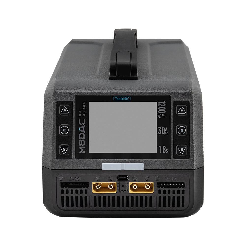 ToolkitRC M8DAC LCD display and control interface
