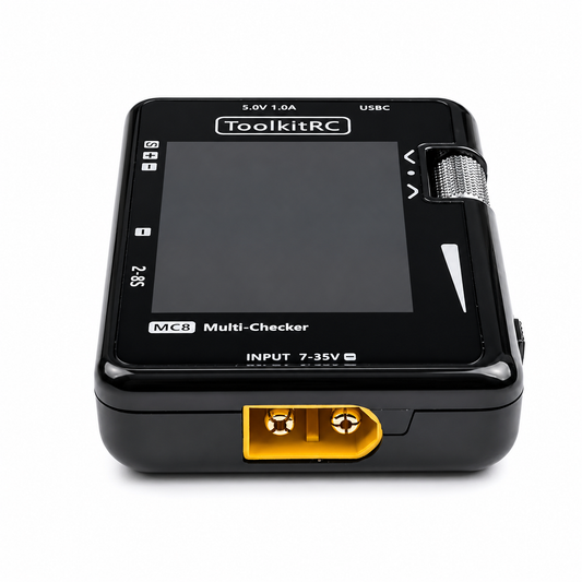 ToolkitRC Battery Multi Checker MC8 cell tester and servo tester