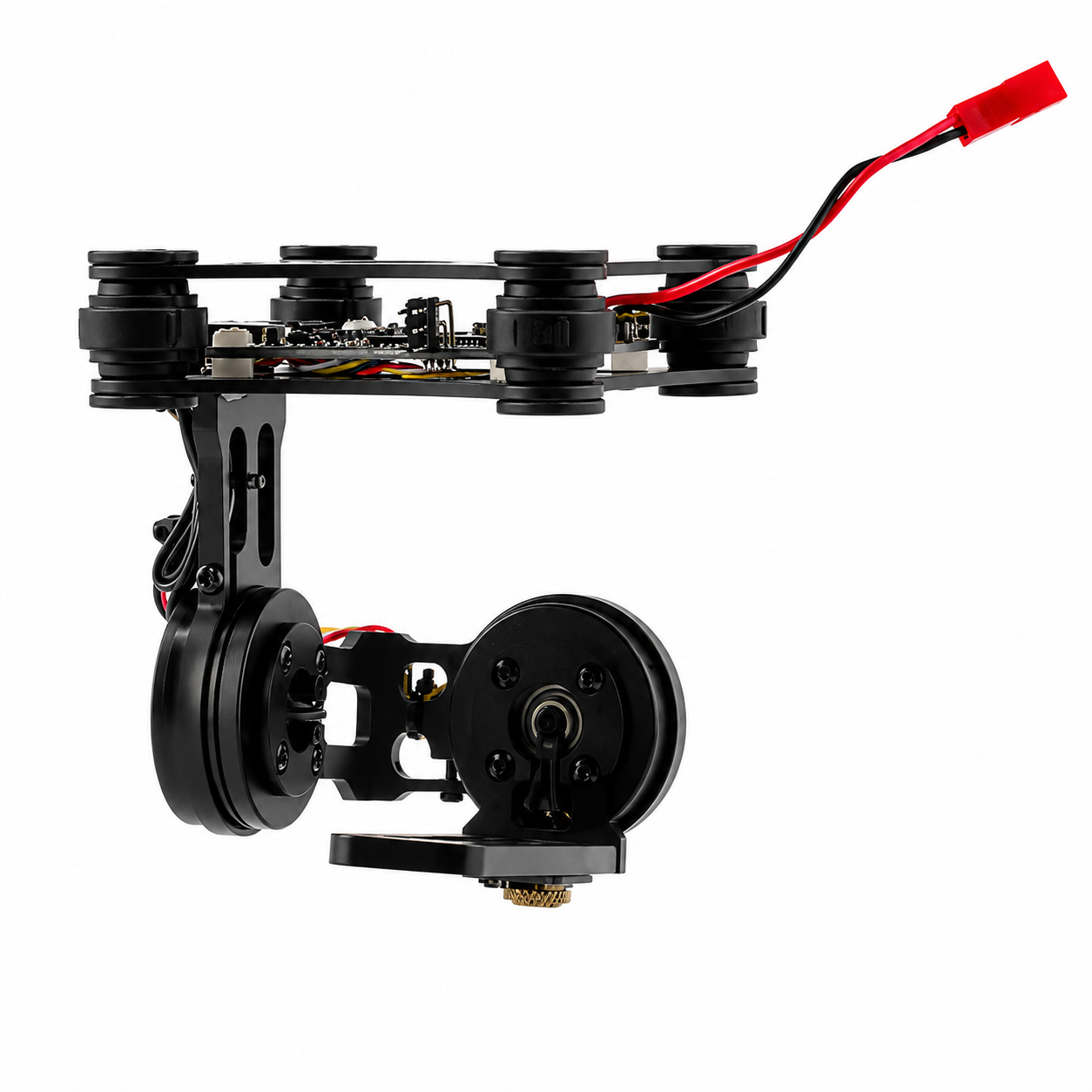 Side View of Two Axis Camera Gimbal for FPV Drones