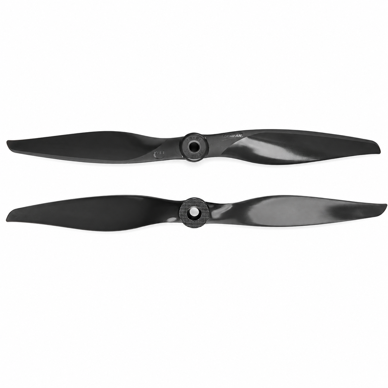 Top view of Vortex 10x6E Glass Fiber Nylon Propeller