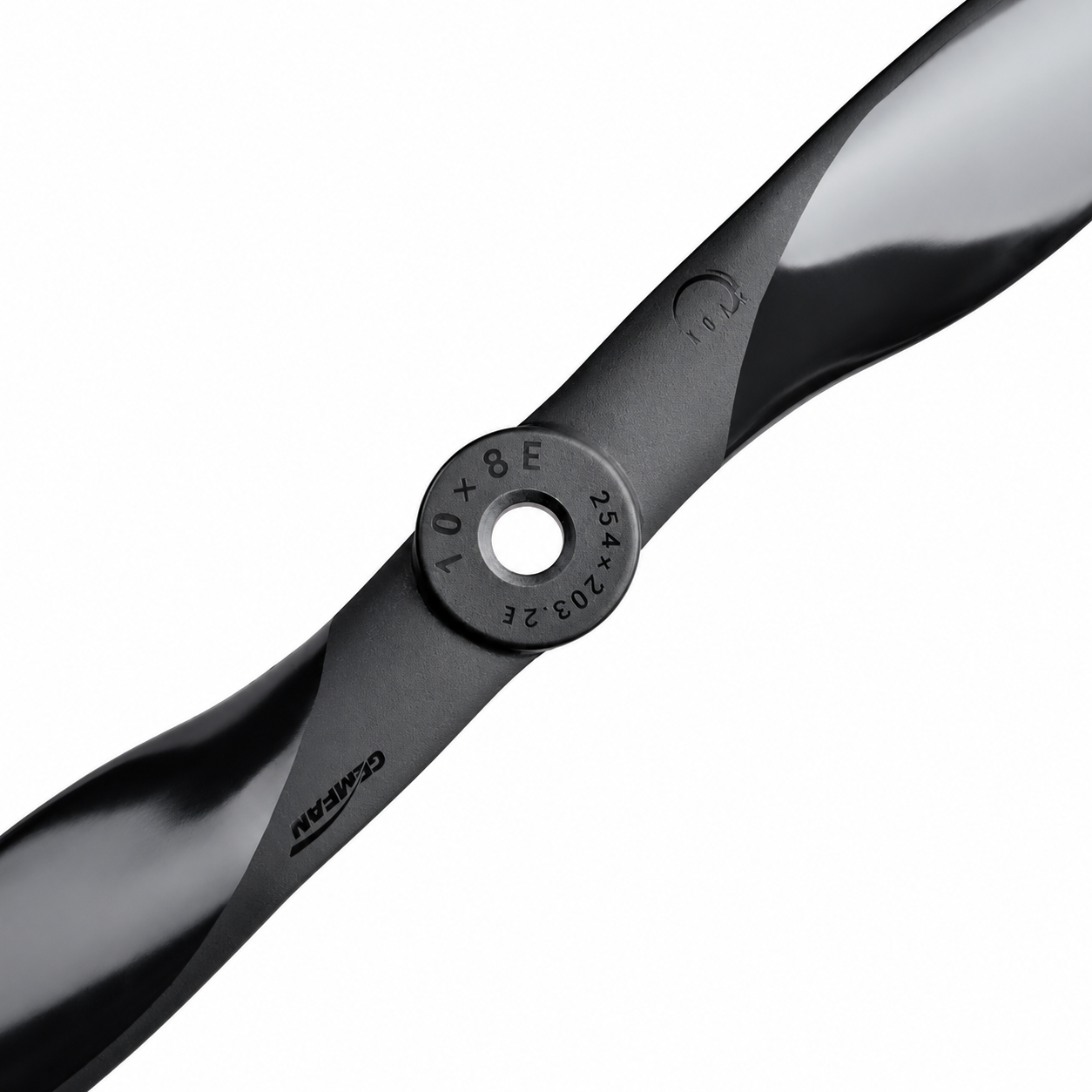 Close-up of Vortex 10x8E Glass Fiber Nylon Propeller Blade