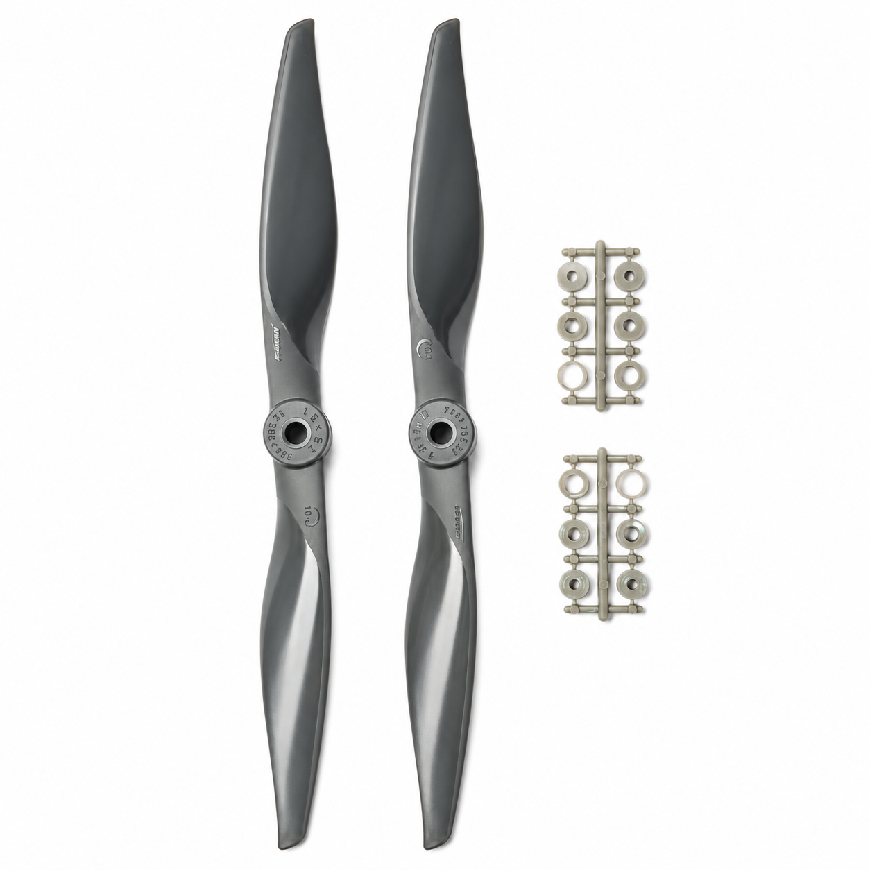 Front view of Vortex 10x8E Glass Fiber Nylon Drone Propeller