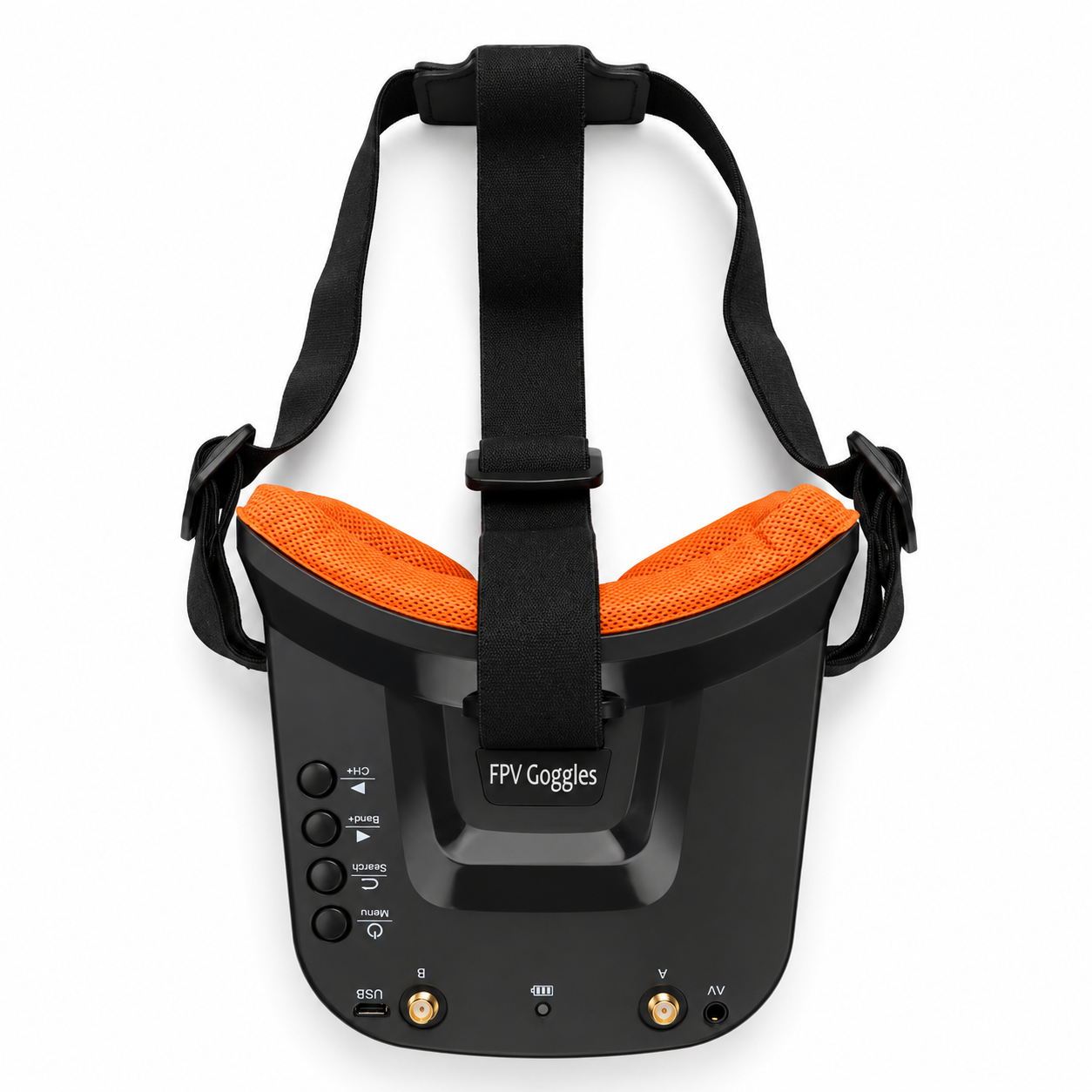 VR009 FPV Goggles Front View with Dual Antennas