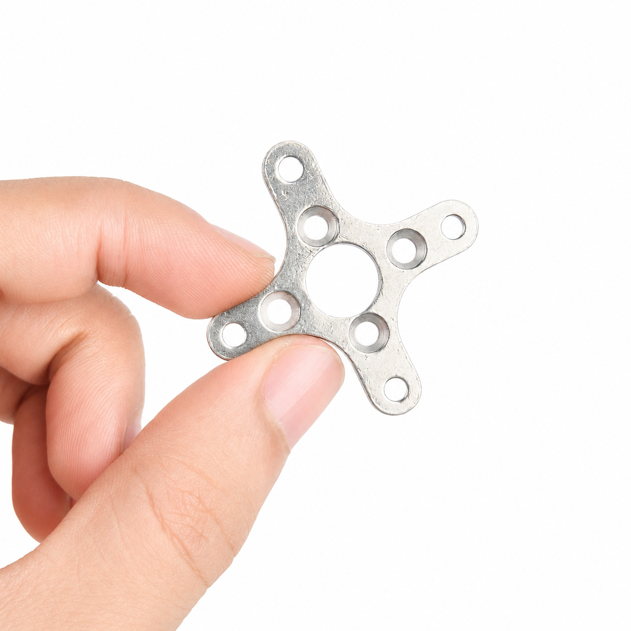 X type cross holder for secure brushless motor mounting