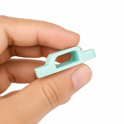 Palm View of 3D Printed TPU XT60 Connector Holder Showing Compact Design