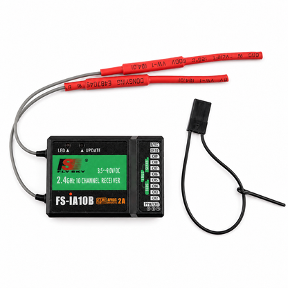 FlySky FS-i6S 2.4G 10CH Radio Transmitter with FS-iA10B Receiver